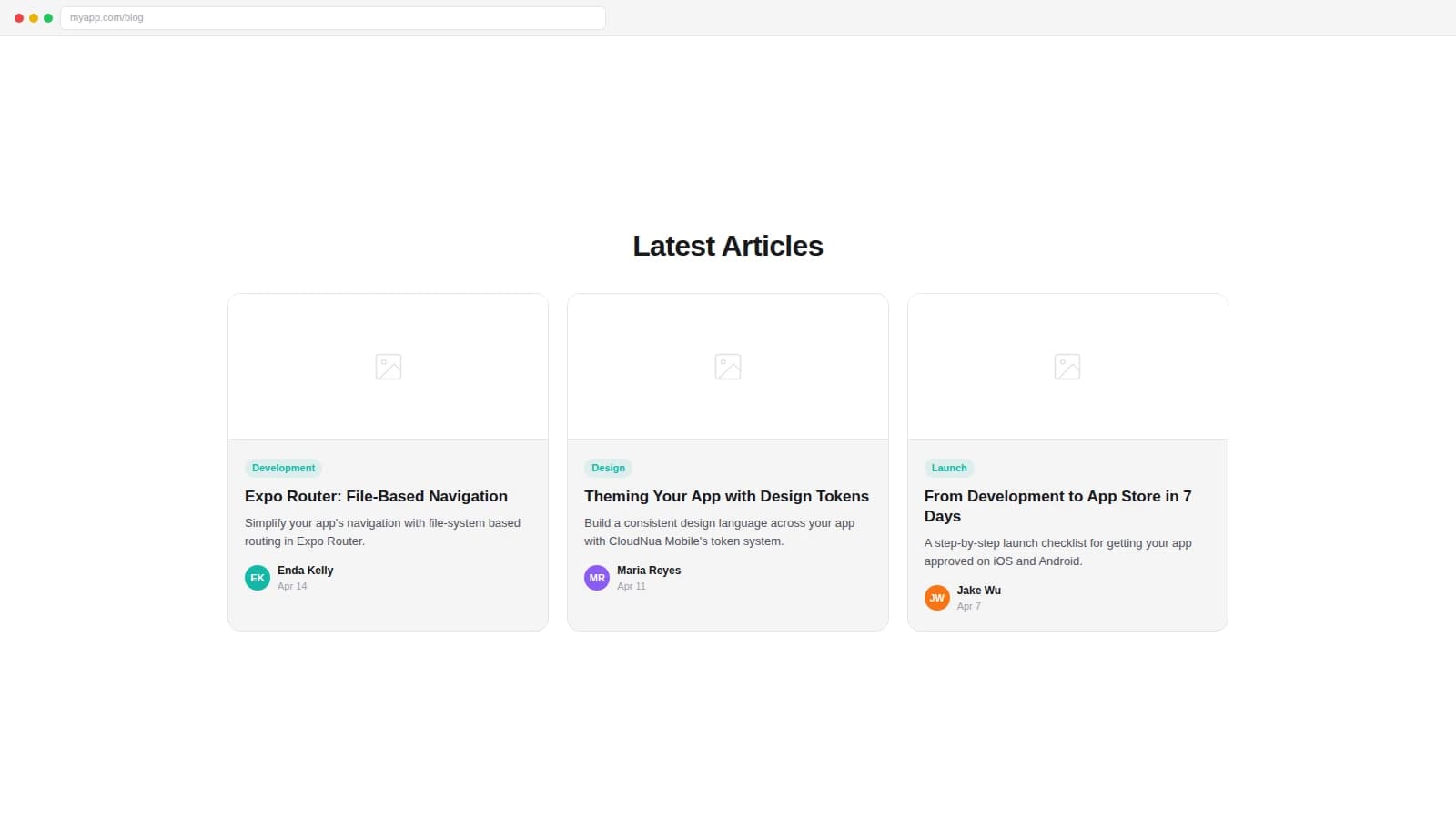 Basic Blog - Web Light