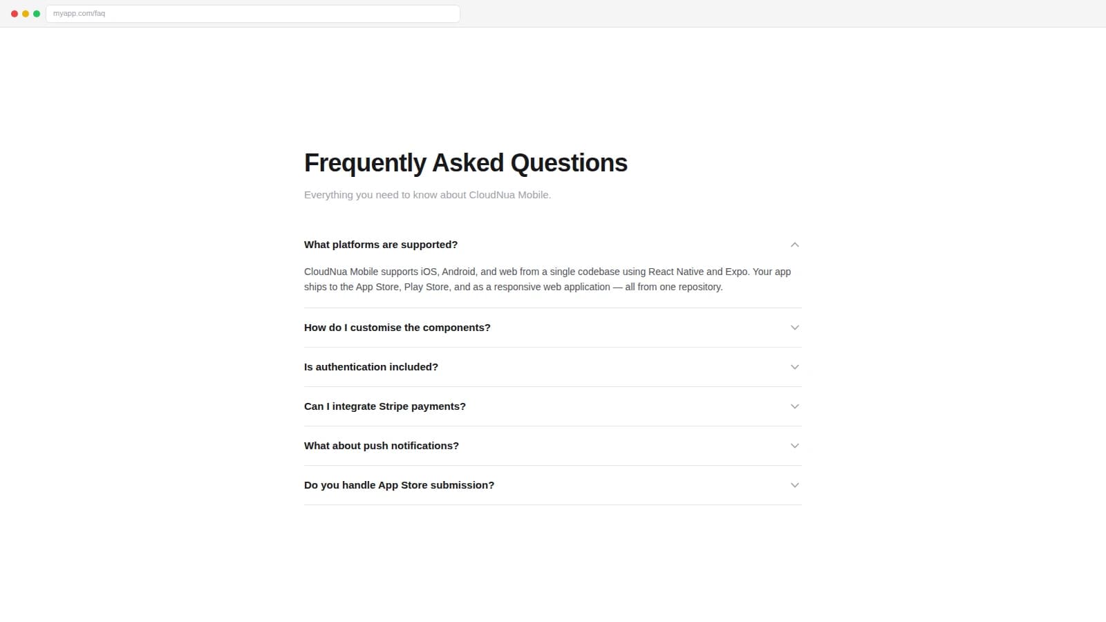 FAQ - Web Light