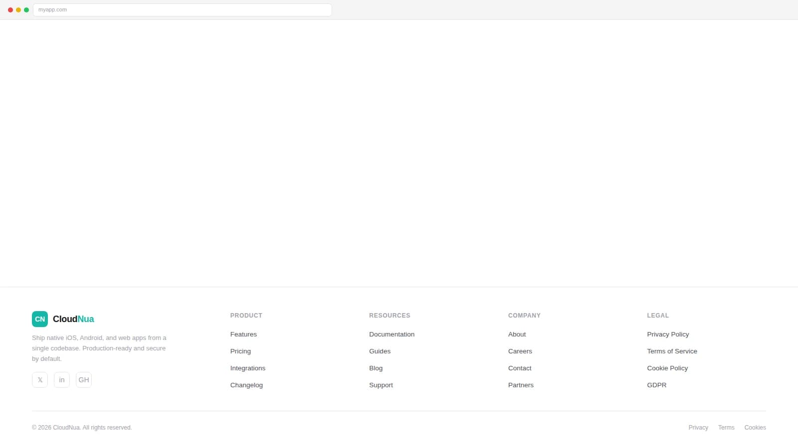 Footer - Web Light