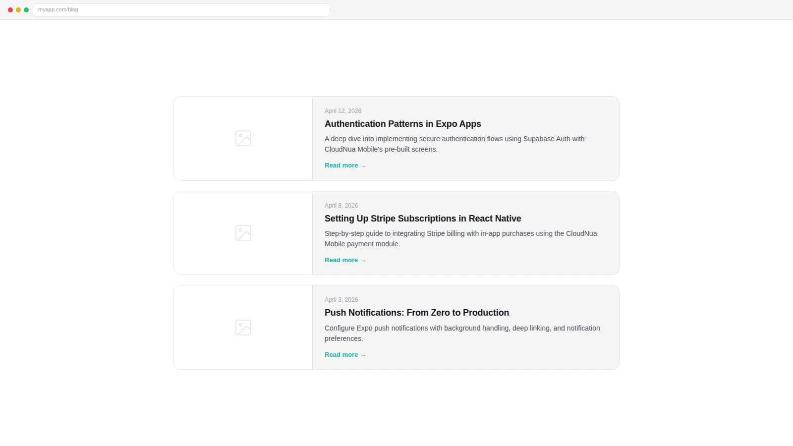 Horizontal Preview Blog - Web Light